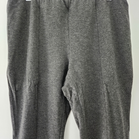 J. Jill Gray Ponte Knit Leggings Size Large Stretch Viscose - Picture 2 of 6